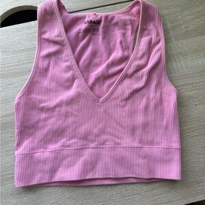 Pink Garage Crop Top